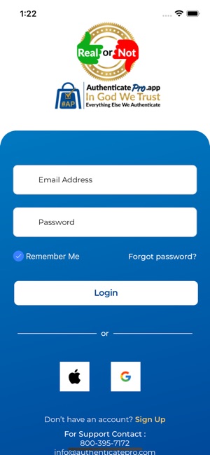 REAL AUTHENTICATION on the App Store