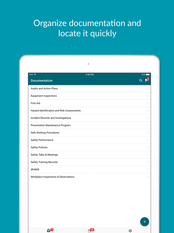 SafeDoc iPad screenshot 1 - Business app