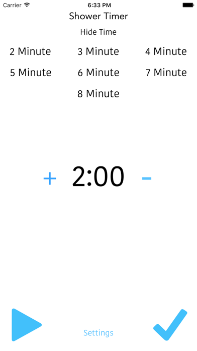 Screenshot #1 pour Time Your Shower