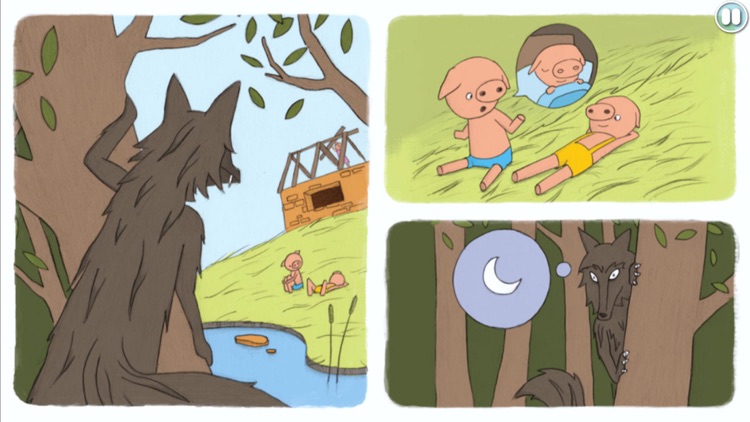 Three Little Piggies Illustrative eBook screenshot-4