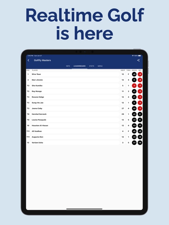 Screenshot #4 pour Golfify - Golf Tournament App