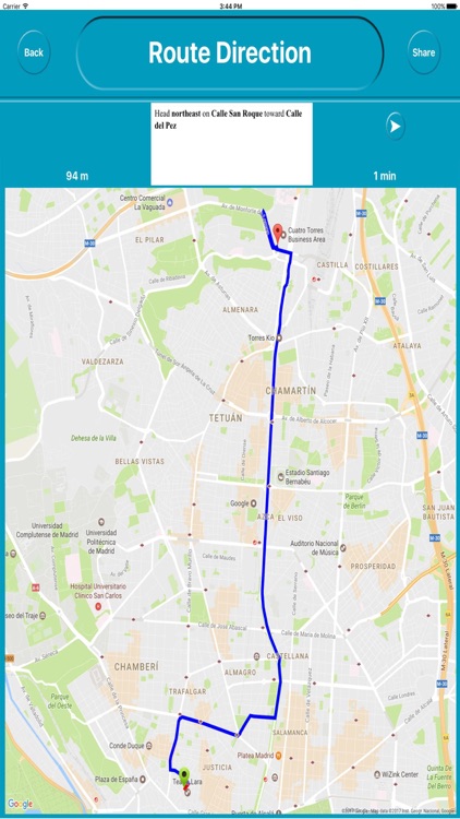 Madrid Spain City Offline Map Navigation EGATE screenshot-3