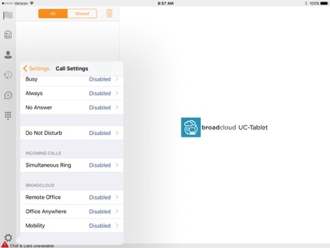 BroadCloud Communicator Tablet AU screenshot 4