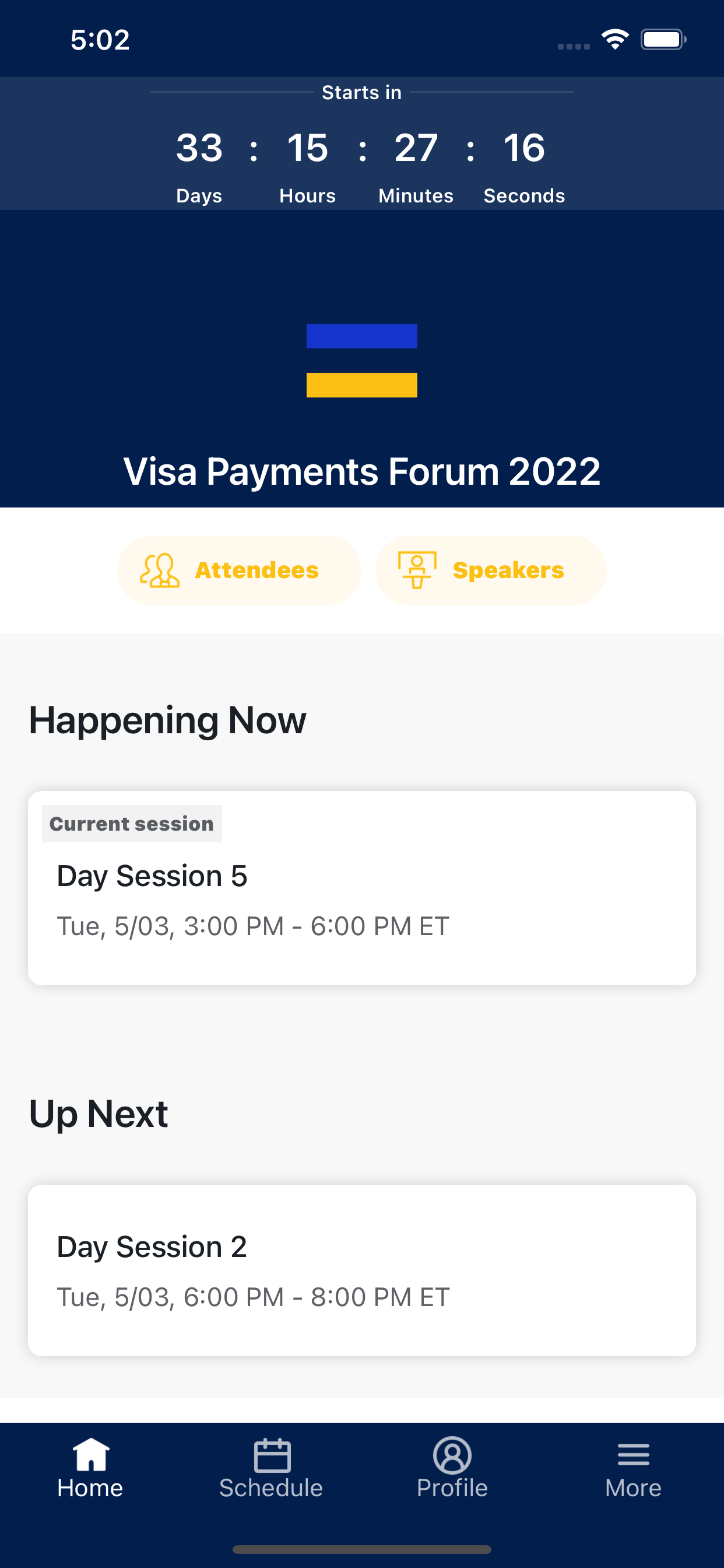 Visa Events