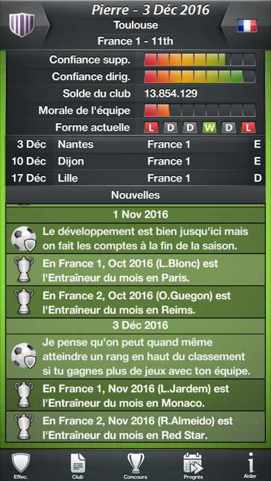 Screenshot #3 pour Football Director 2017