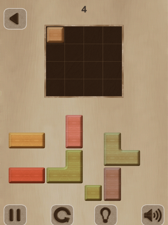 Rotate block. Puzzle iPad screenshot