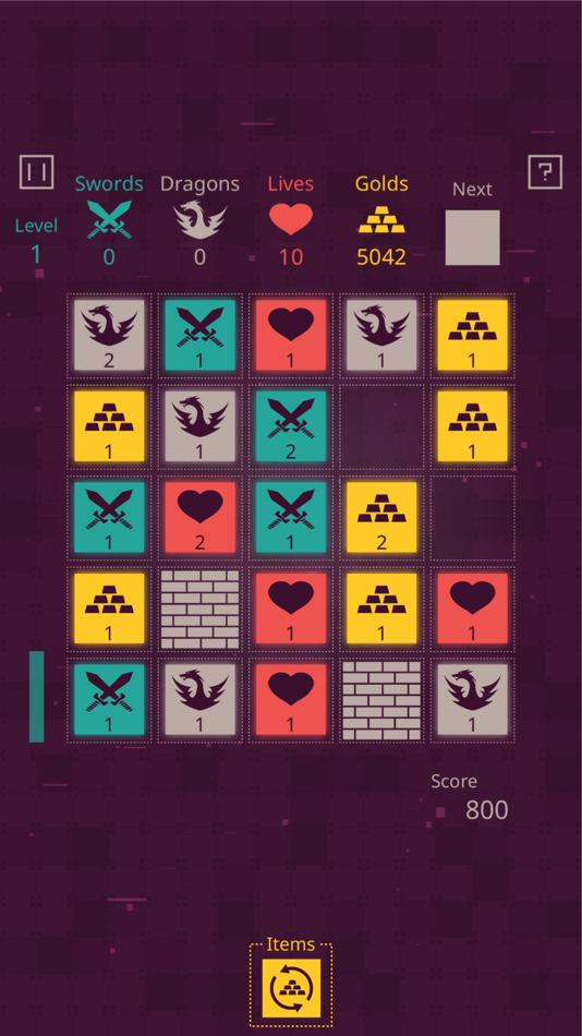 #2. Dungeon Tiles (iOS) 由: Iyoda
