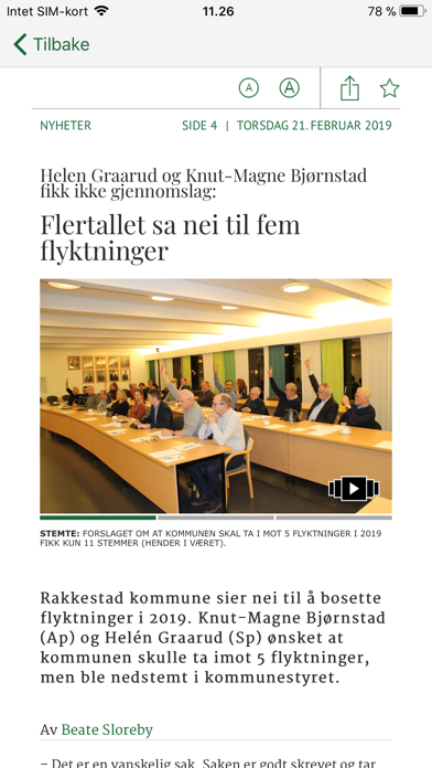 Screenshot #3 pour Rakkestad Avis eAvis