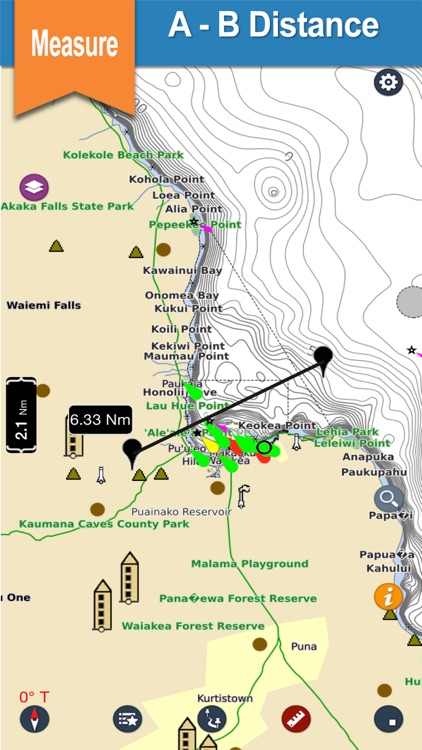 Hawaii boating gps nautical offline sailing charts