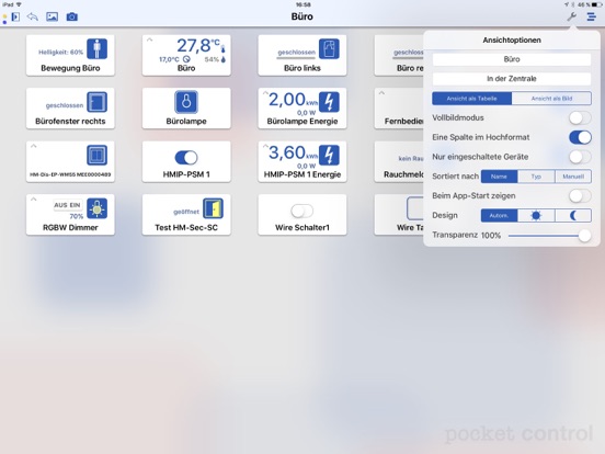 pocket control CL for iPad iPad app afbeelding 3