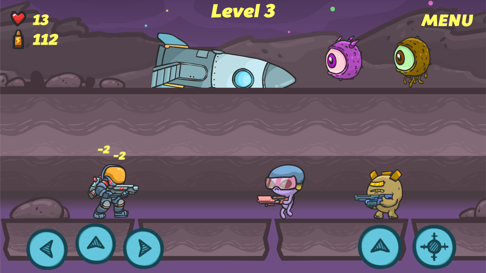 #3. Space Invader - Space Shooter (iOS) By: Sergey Shevtsov