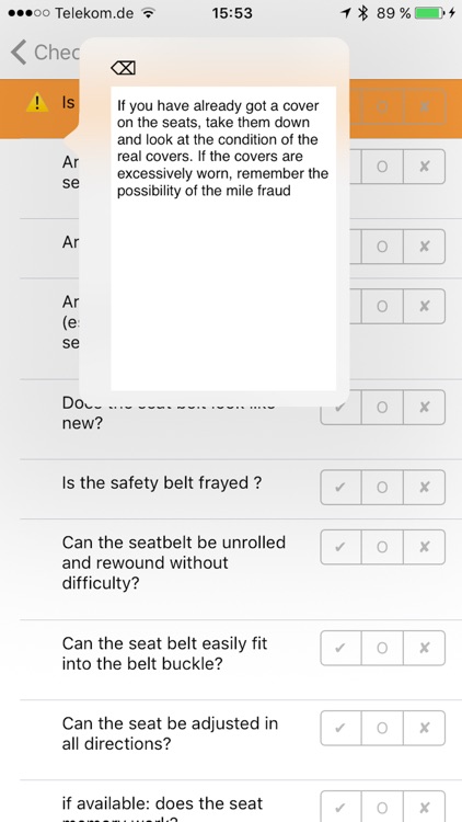 Checklist Used Cars screenshot-3