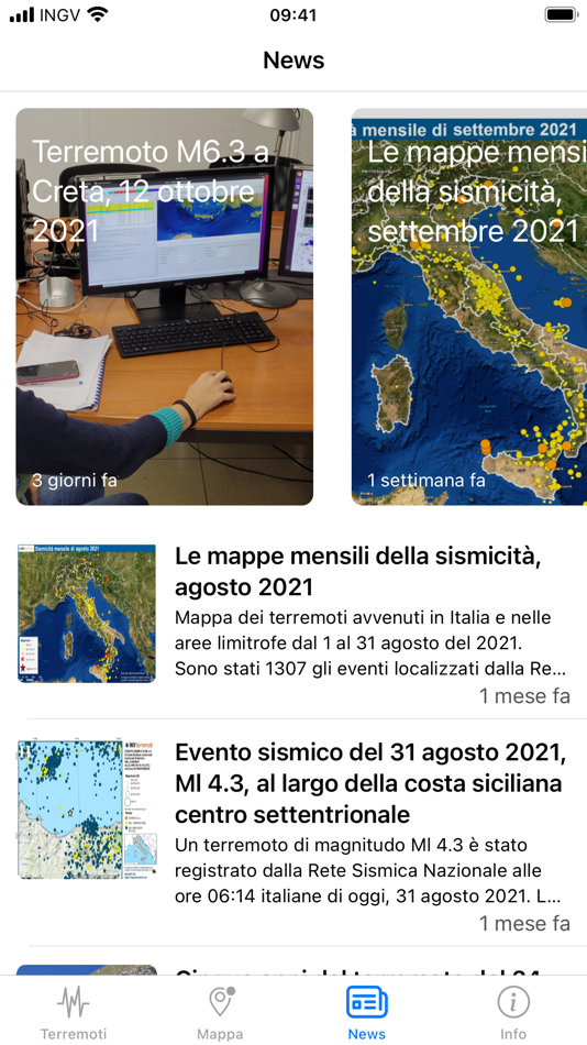 #5. INGVterremoti (iOS) By: Istituto Nazionale di Geofisica e Vulcanologia