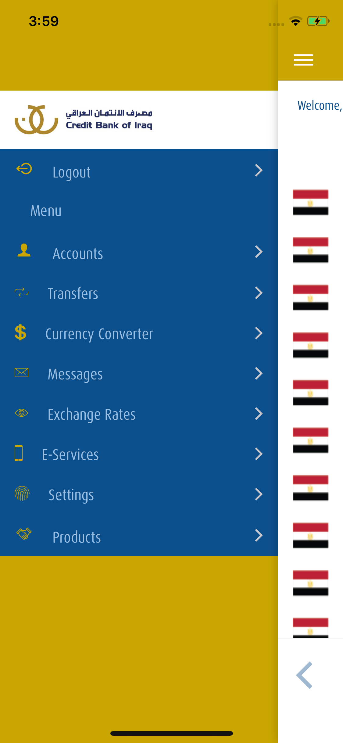 Credit Bank of Iraq Mobile screenshot 3