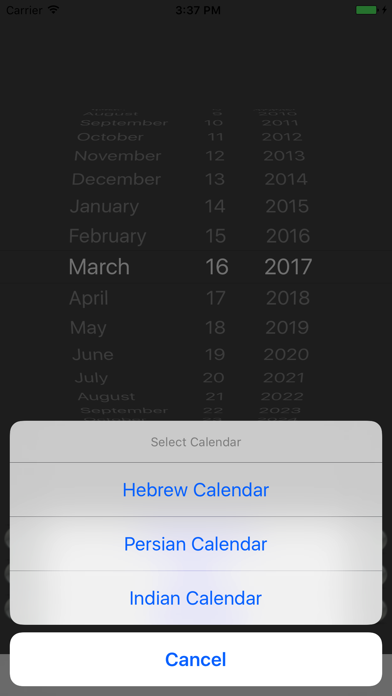 Screenshot #2 pour Date Converter Calendars