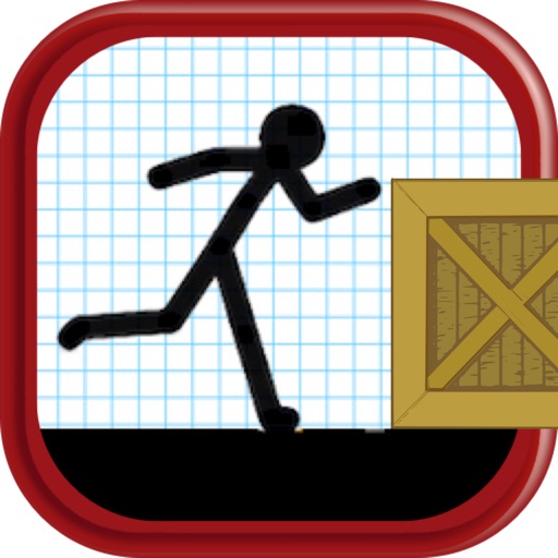 Cartoon Stickman: Jump And Run On Road Premium icon