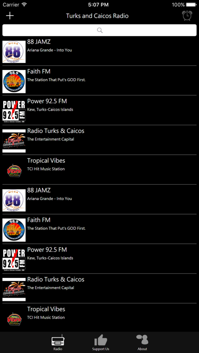 Turks and Caicos Radio iPhone screenshot 1 - Entertainment app