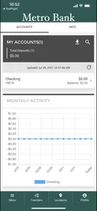 Metro Bank AL Mobile Banking screenshot #2 for iPhone