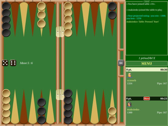 Backgammon Liveのおすすめ画像1