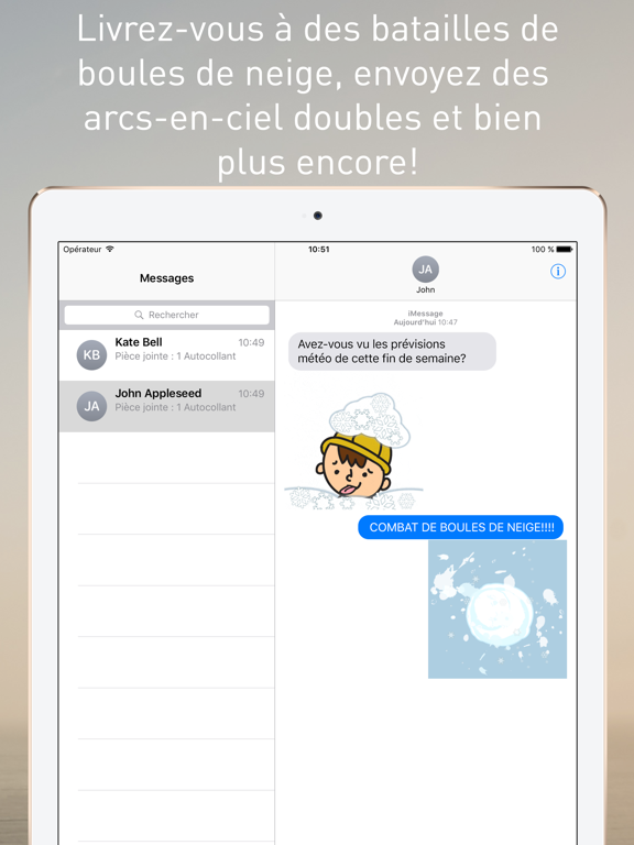 Screenshot #4 pour Les Stickers MétéoMédia pour iMessage