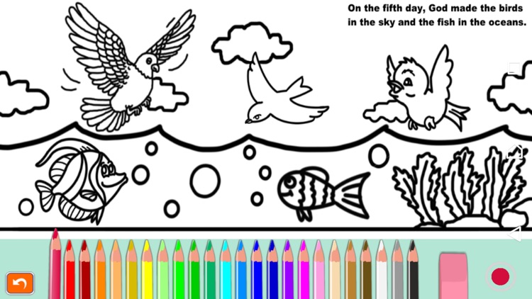 Bible Coloring Story Book