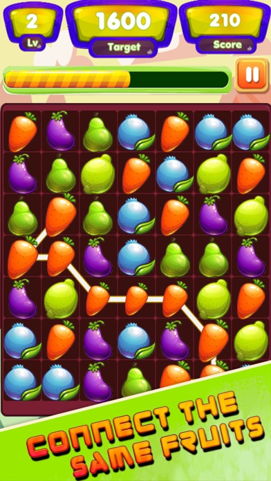 Screenshot #2 pour Fruit Link - Fruits Se connecter Nouveaux Puzzle