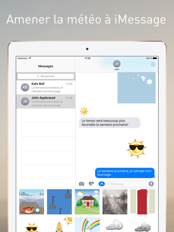 Screenshot #6 pour Les Stickers MétéoMédia pour iMessage