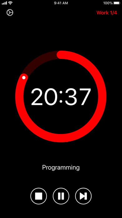 Screenshot #1 pour Pommie - Pomodoro Timer