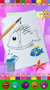 kids finger painting: handpaint on pics screenshot #3 for iPhone