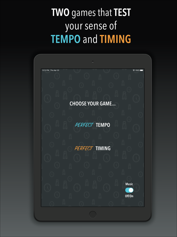 Perfect Rhythm iPad screenshot 4 - Music app