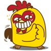 Yelo the naughty chicken for iMessage Sticker