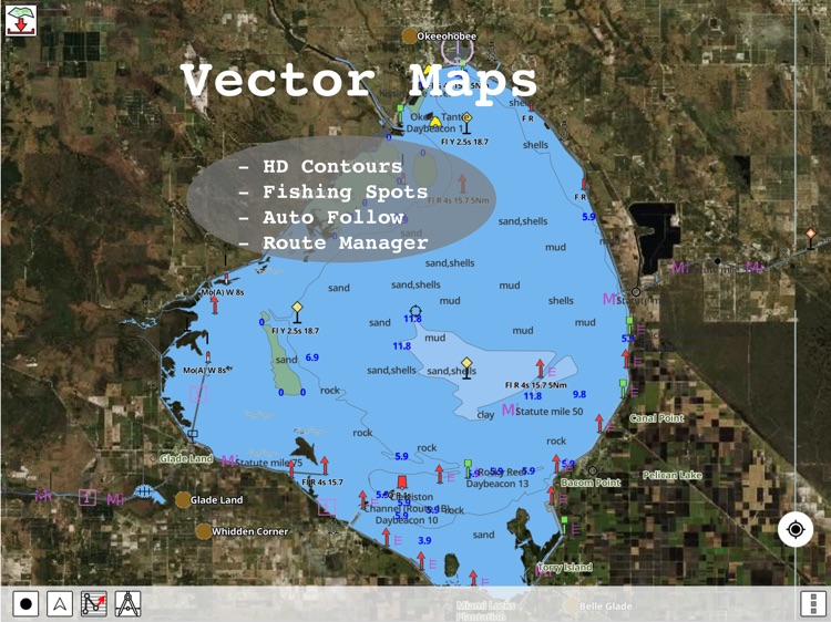 i-Boating: HD Marine Charts & Lake Fishing Maps