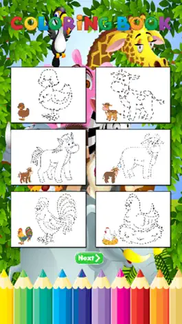 Game screenshot Общее Животные Книжка-раскраска - для Kid apk