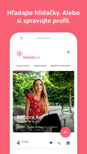 Hlídačky.sk screenshot 1