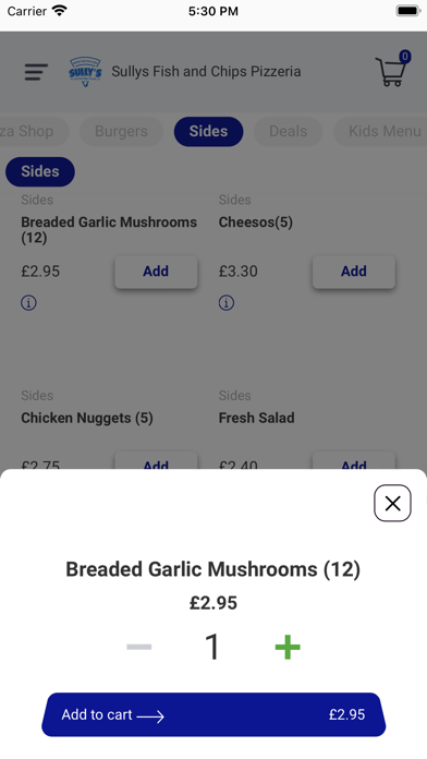 Sullys Fish & Chips Pizzeria Screenshot