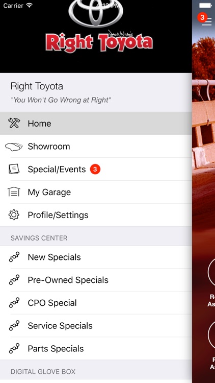 Right Toyota DealerApp