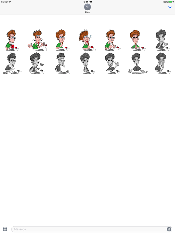 Screenshot #5 pour Tech Geek Free - Stickers for iMessage