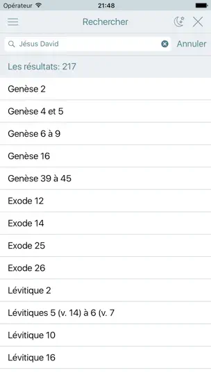 Capture d'écran de La Bible Commentaires (Bible Commentary In French) sur iPhone 4