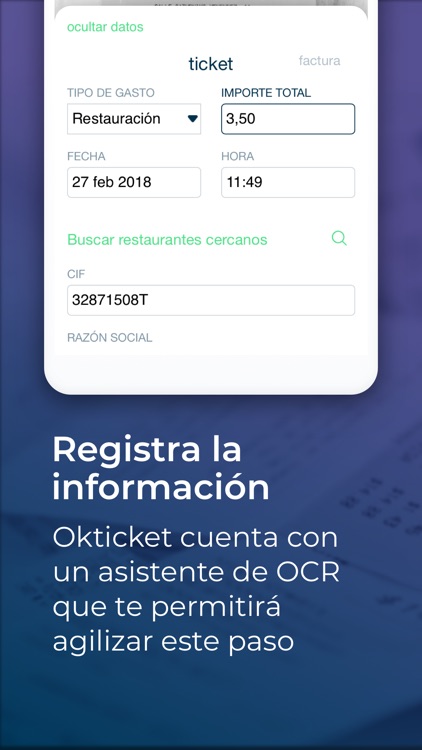 Okticket - Gestión de gastos screenshot-3