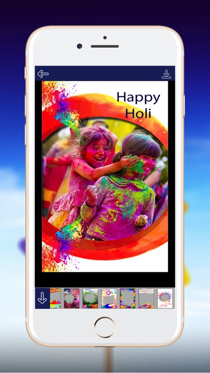 Holi Photo Frame - Best Frame of Colors