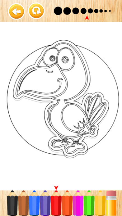 Screenshot #3 pour Small birds coloring book for kids games