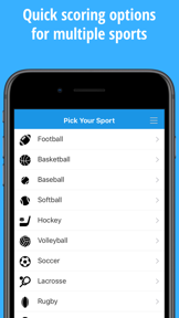 ScoreStream Sports Scores screenshot