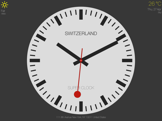 Super Clock-Analog clock faces iPad screenshot