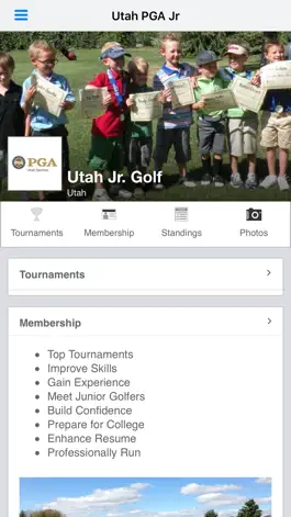 Game screenshot Utah PGA Junior Series apk