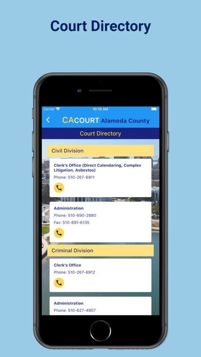 Alameda Superior Court Screenshot