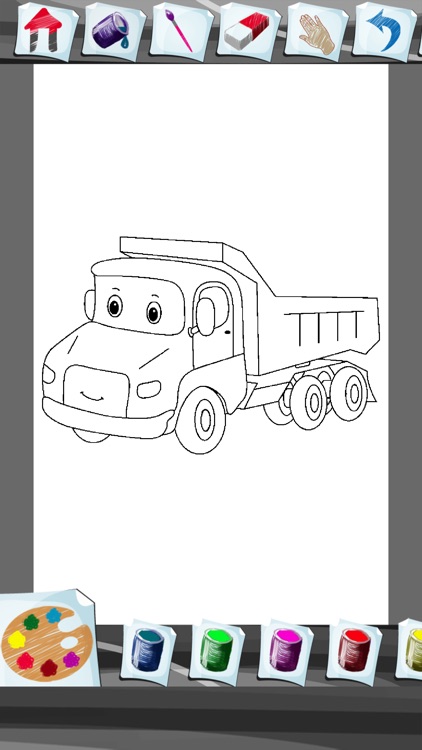 Truck Coloring Book
