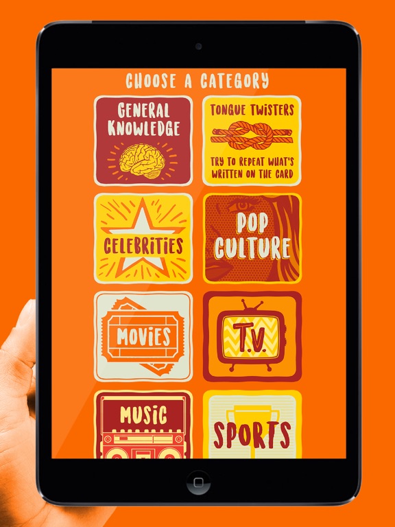 Hold Your Tongue: Funny Party Game for Family Fun iPad screenshot