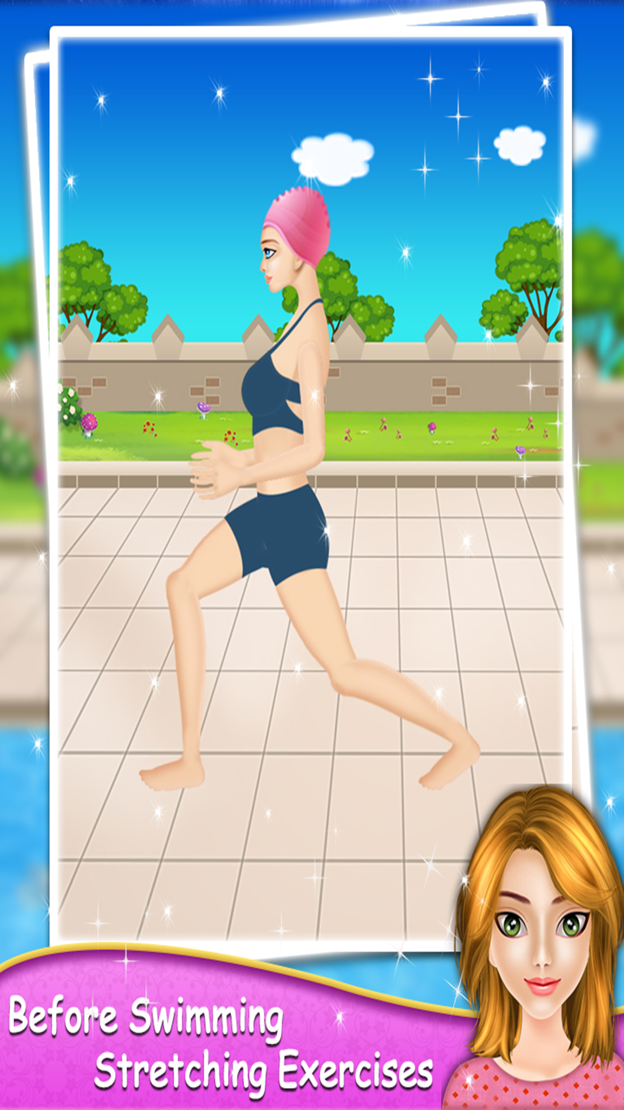 Princess Swimming Training - Girls game for kids