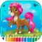 Pony Art coloring book for kids