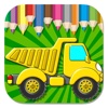 Mine Truck Coloring Page Game Educational